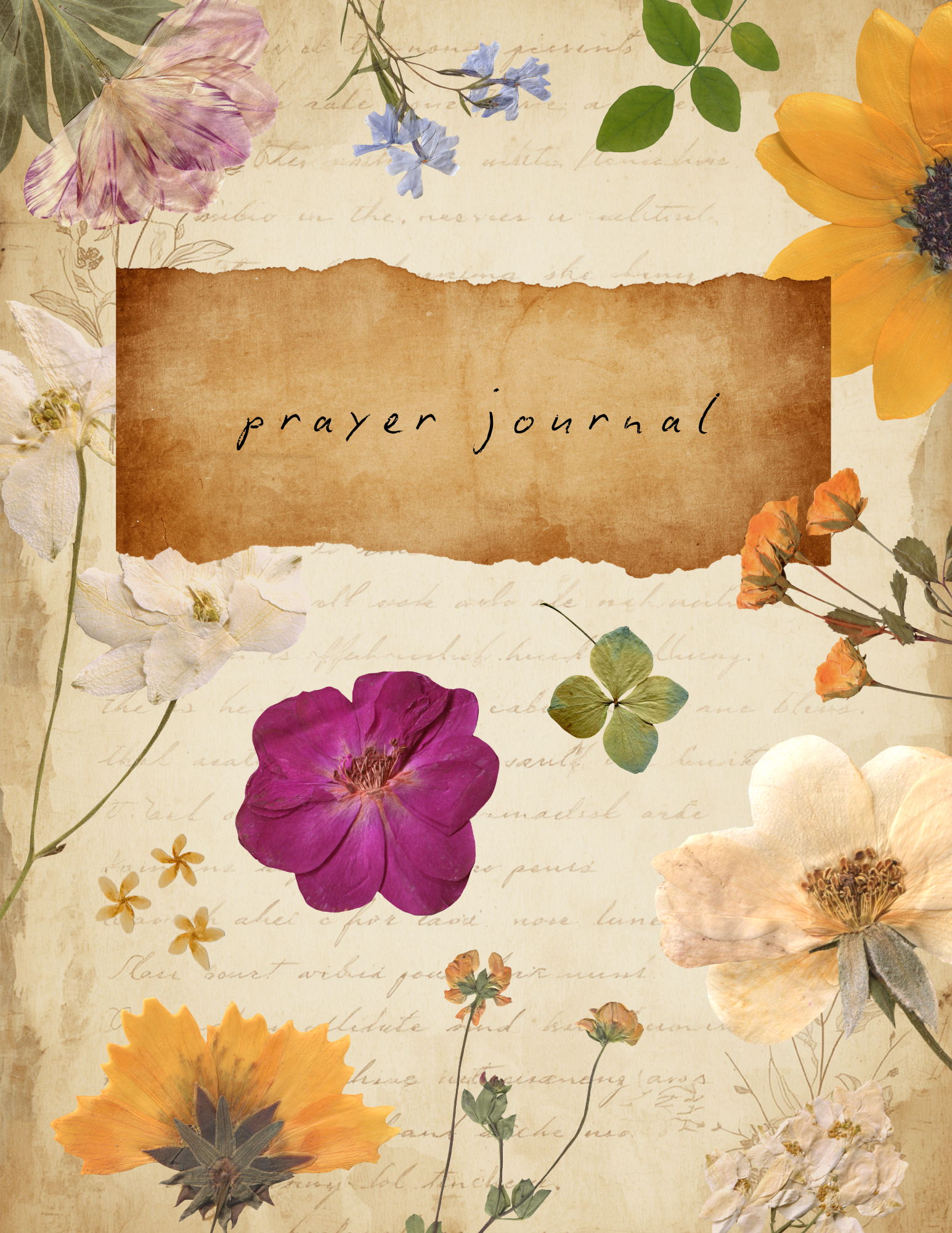 Floral Guided Prayer Journal