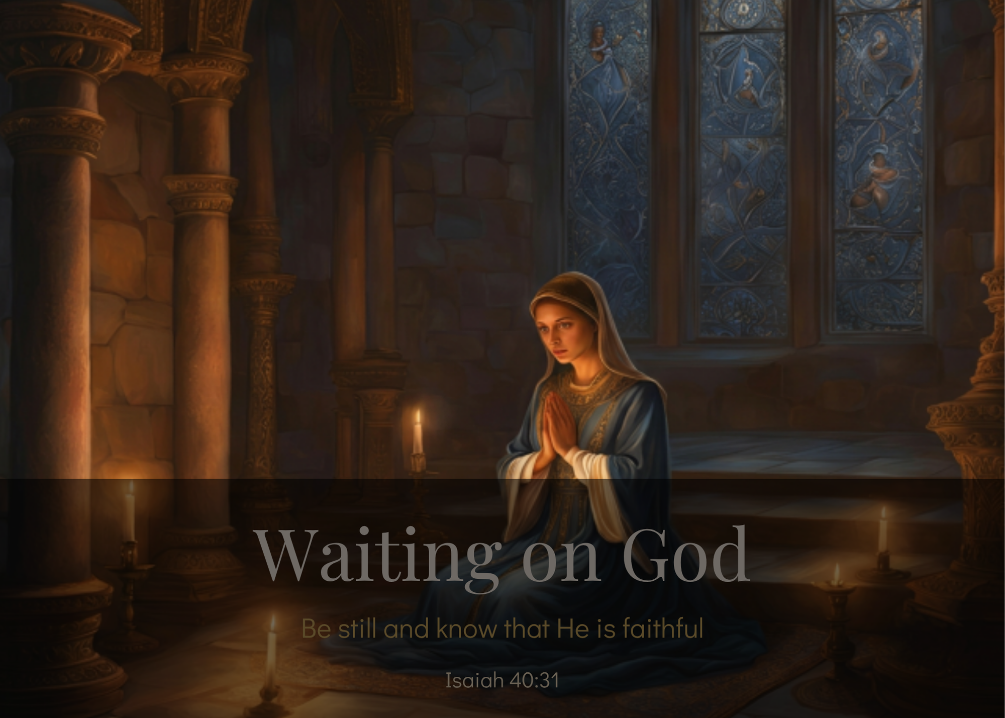 Waiting on God Card
