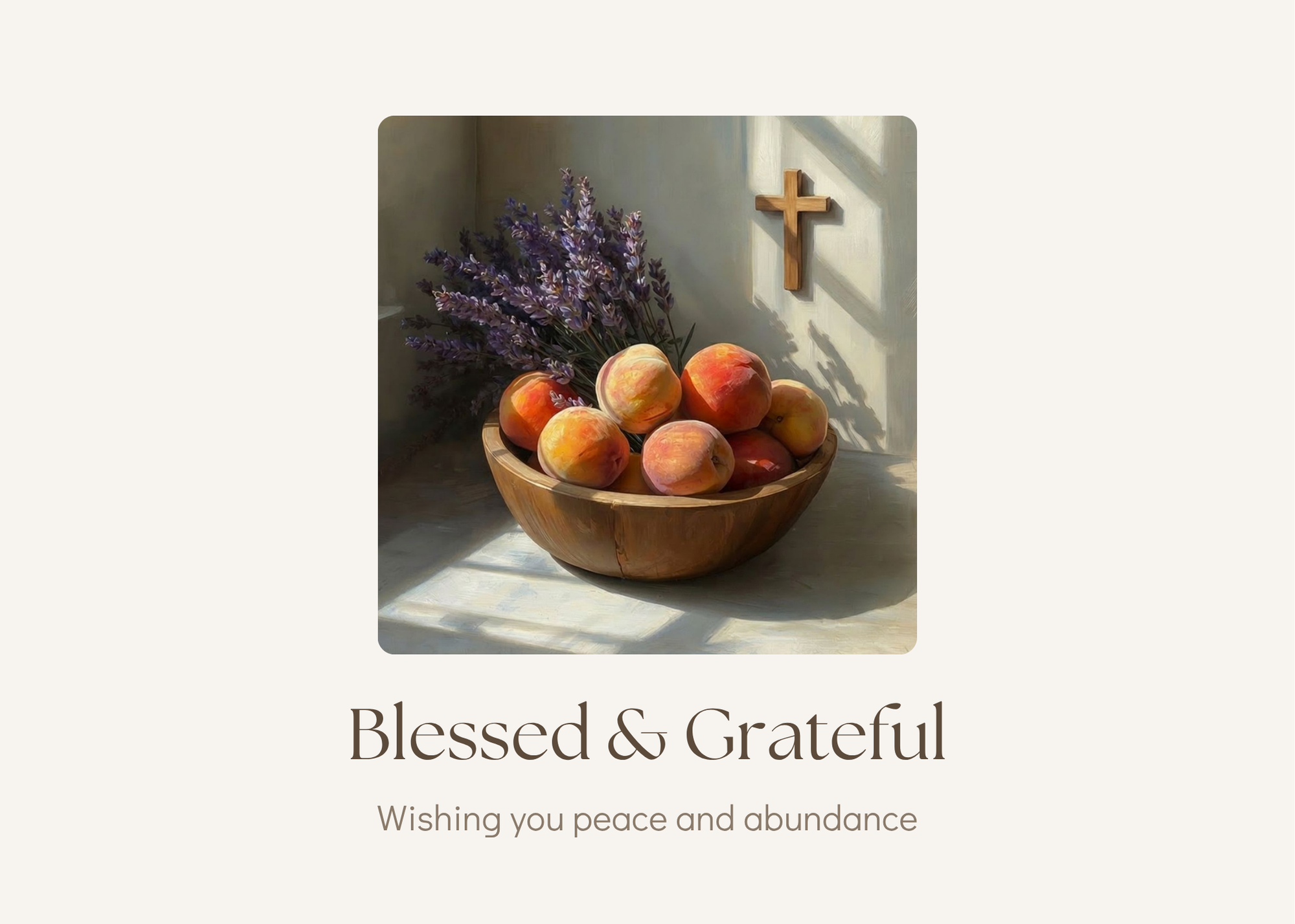 Blessed & Grateful Card